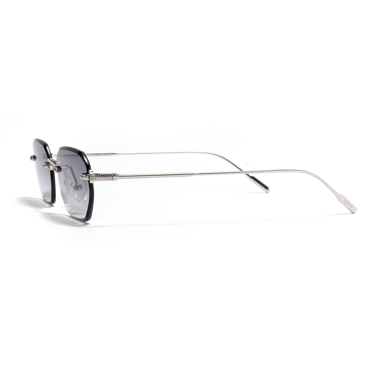 KAUS 01 sunglasses in Silver / Smoke Gradient, image 6 of 8