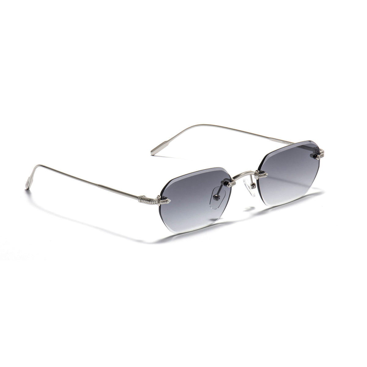 KAUS 01 sunglasses in Silver / Smoke Gradient, image 8 of 8