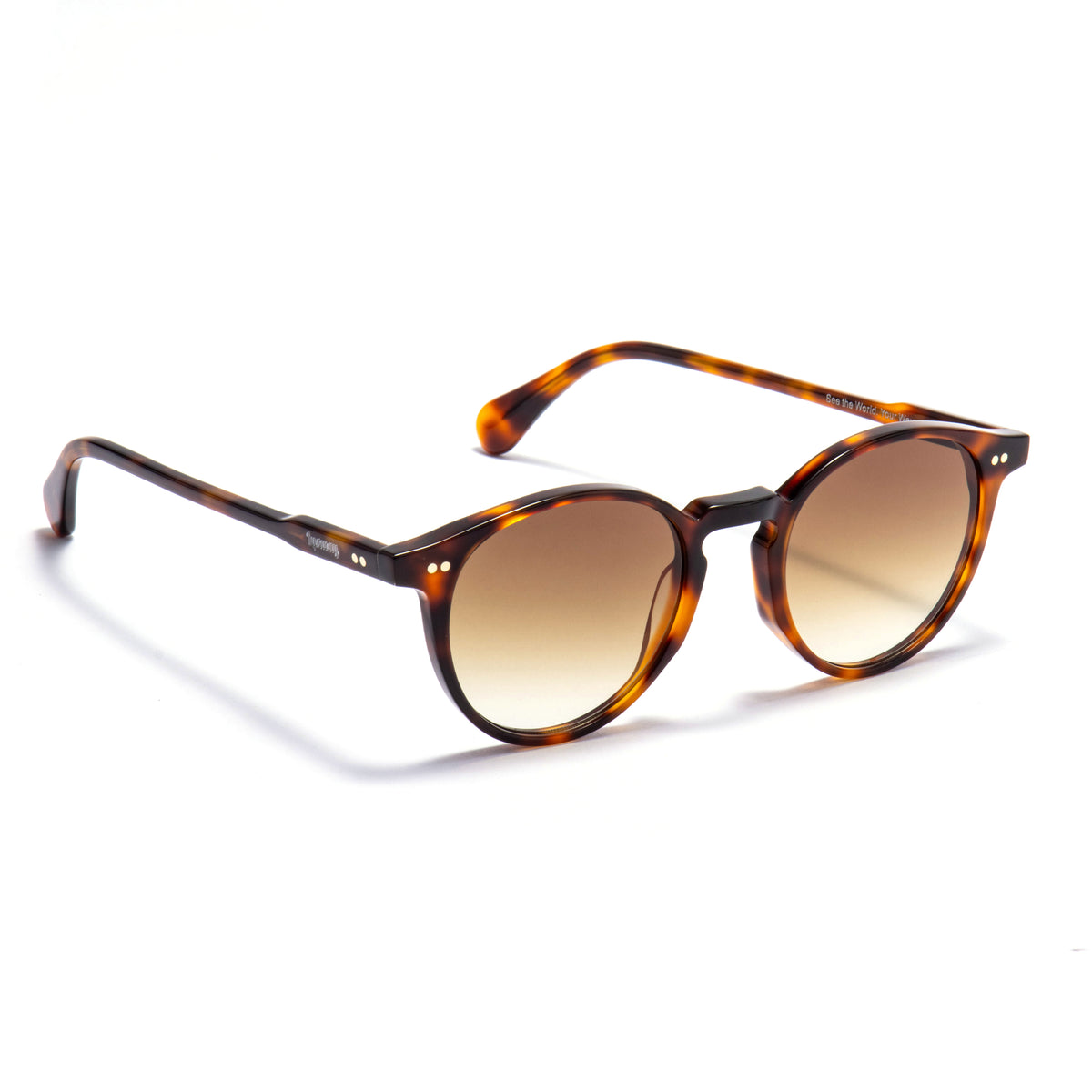 VEGA 01 sunglasses in Tortoise / Amber Gradient, image 2 of 8