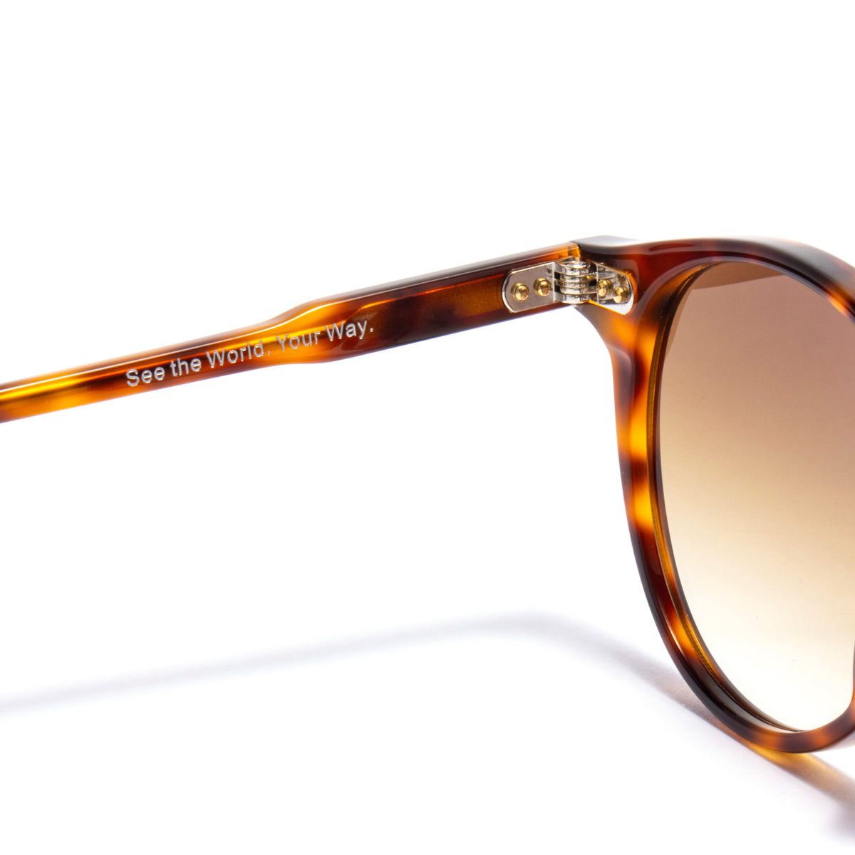 VEGA 01 sunglasses in Tortoise / Amber Gradient, image 4 of 8