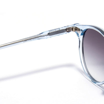 VEGA 01 sunglasses in Ice Blue / Smoke Gradient, image 4 of 8