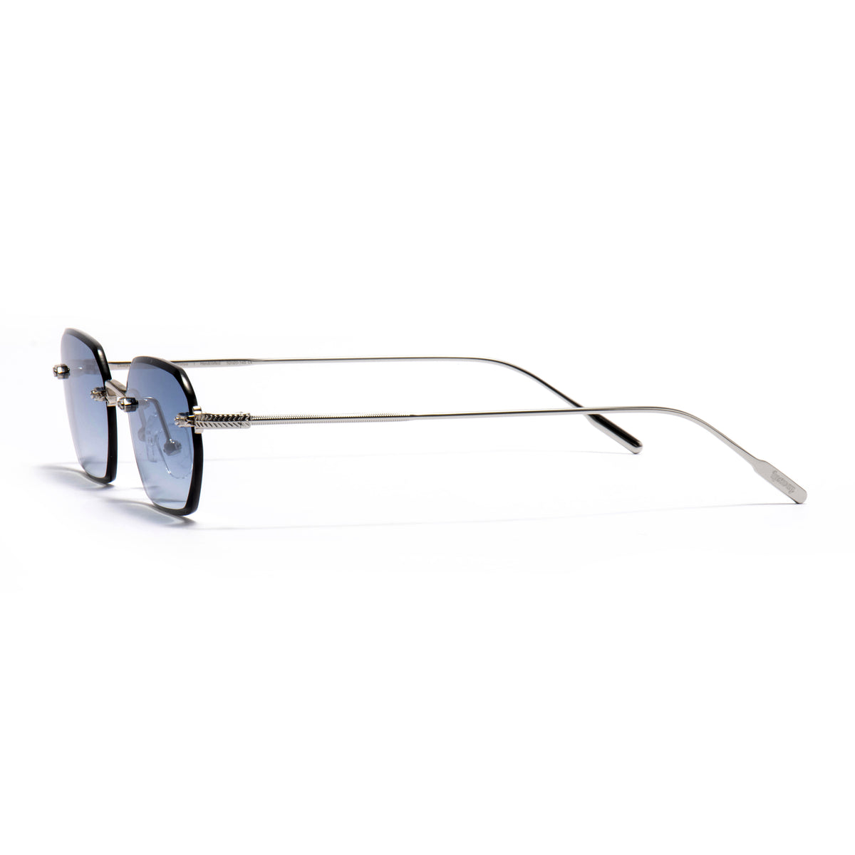 KAUS 01 sunglasses in Silver / Blue Gradient, image 3 of 8