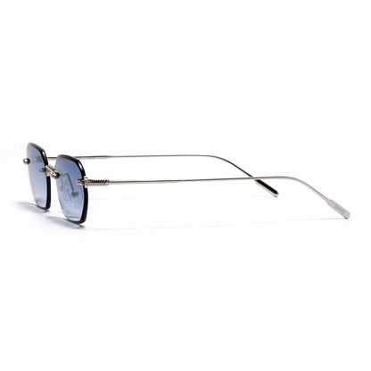 KAUS 01 sunglasses in Silver / Blue Gradient, image 3 of 8