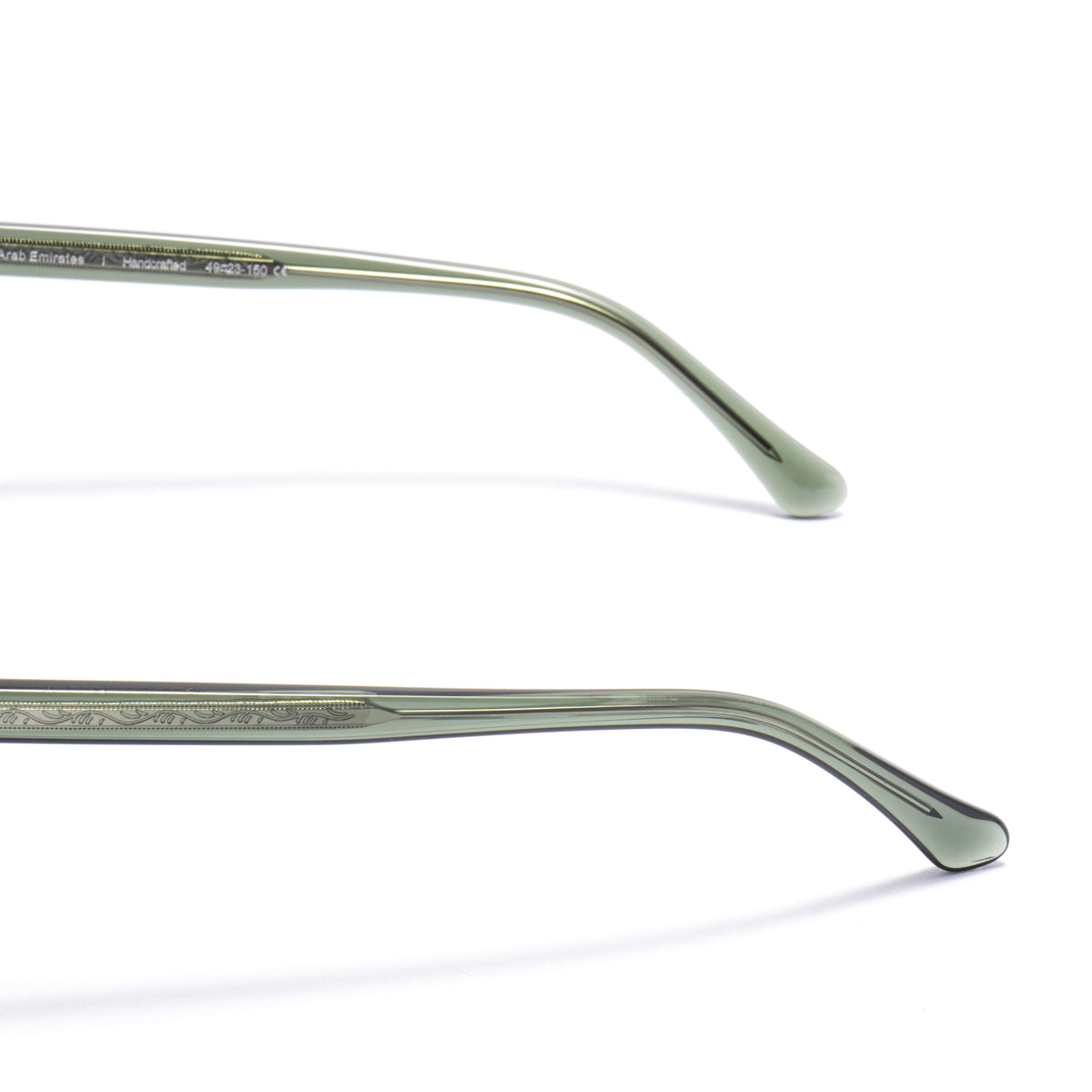 MIZAR 01 sunglasses in Olive Crystal / Green Smoke, image 4 of 8