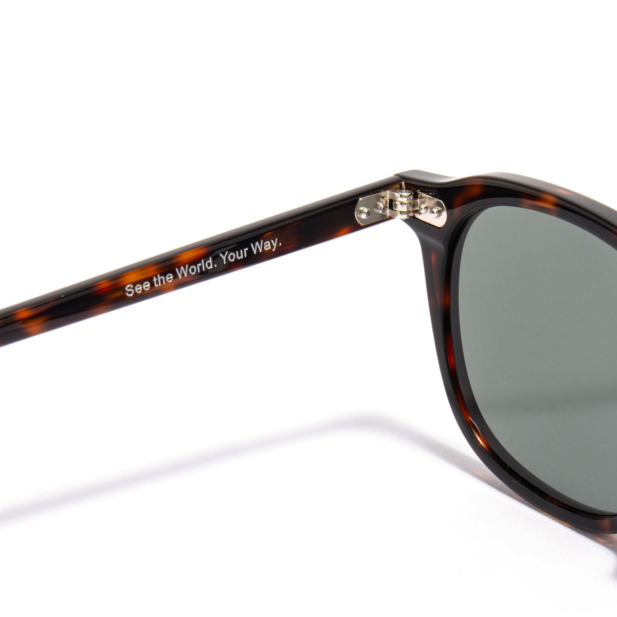 SIRIUS 01 sunglasses in Tortoise / Green Smoke, image 6 of 8