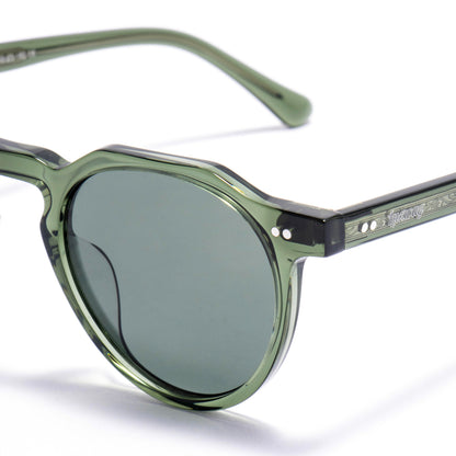 MIZAR 01 sunglasses in Olive Crystal / Green Smoke, image 8 of 8