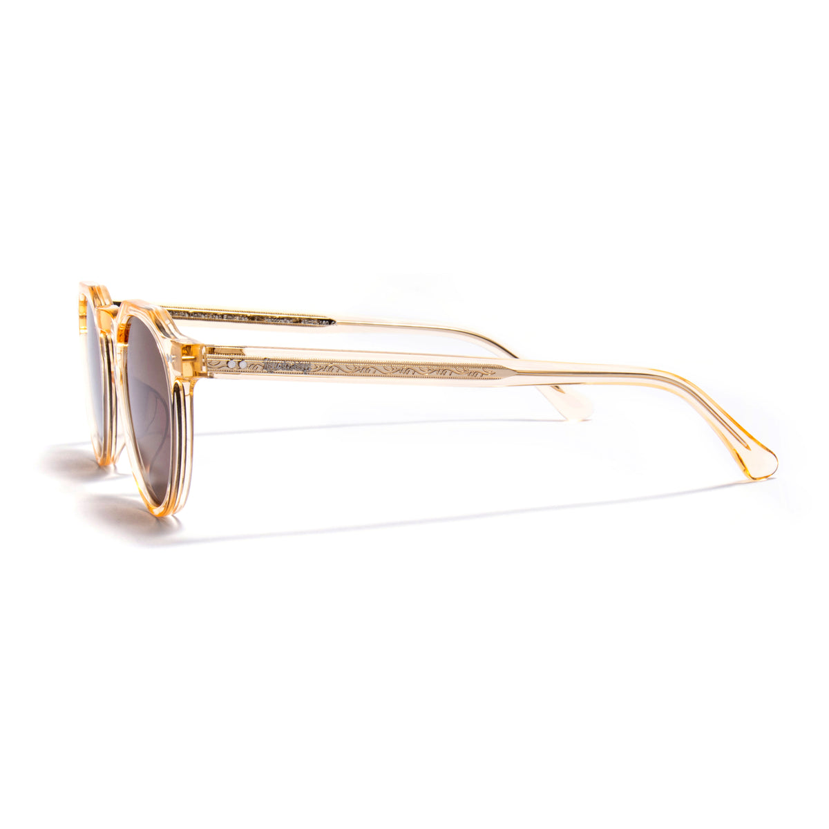 MIZAR 01 sunglasses in Champagne Crystal / Brown Smoke, image 3 of 8