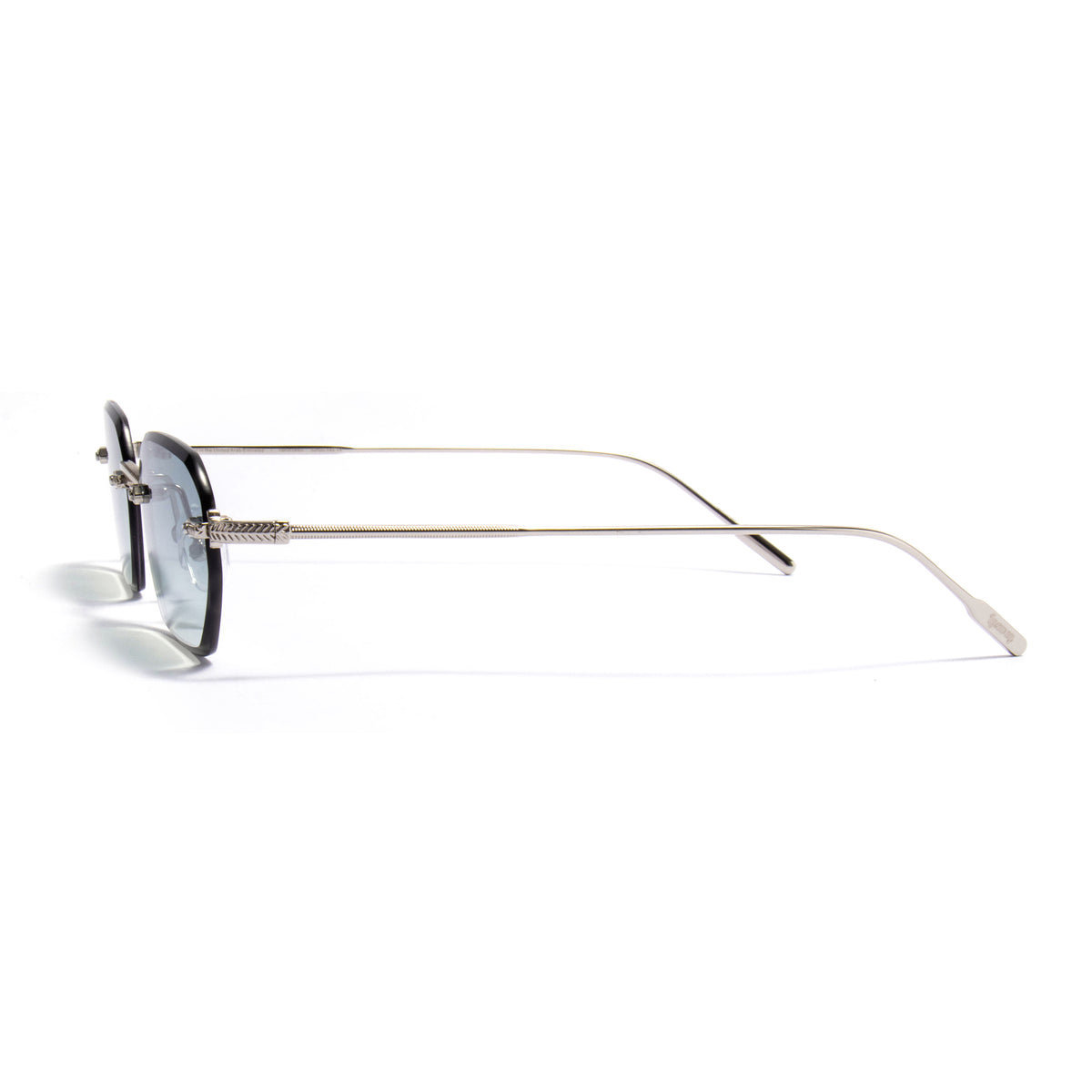KAUS 01 sunglasses in Silver / Ice Blue Gradient, image 3 of 8