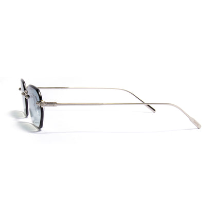 KAUS 01 sunglasses in Silver / Ice Blue Gradient, image 3 of 8