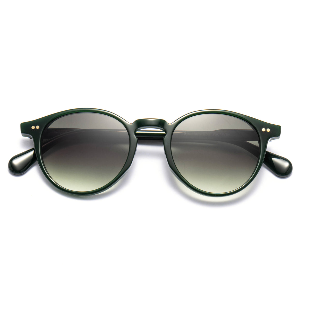VEGA 01 sunglasses in Forest Green / Smoke Gradient, image 4 of 8