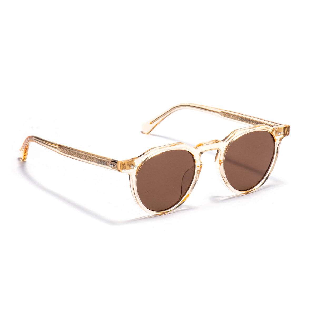 MIZAR 01 sunglasses in Champagne Crystal / Brown Smoke, image 5 of 8