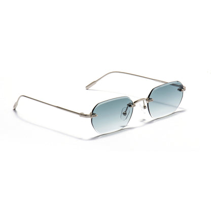 KAUS 01 sunglasses in Silver / Ice Blue Gradient, image 5 of 8