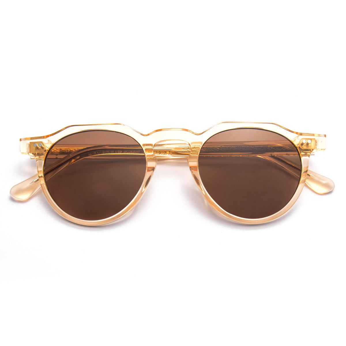 MIZAR 01 sunglasses in Champagne Crystal / Brown Smoke, image 6 of 8