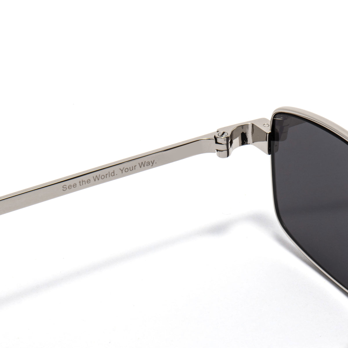 ALTAIR 01 sunglasses in Silver / Smoke, image 7 of 8