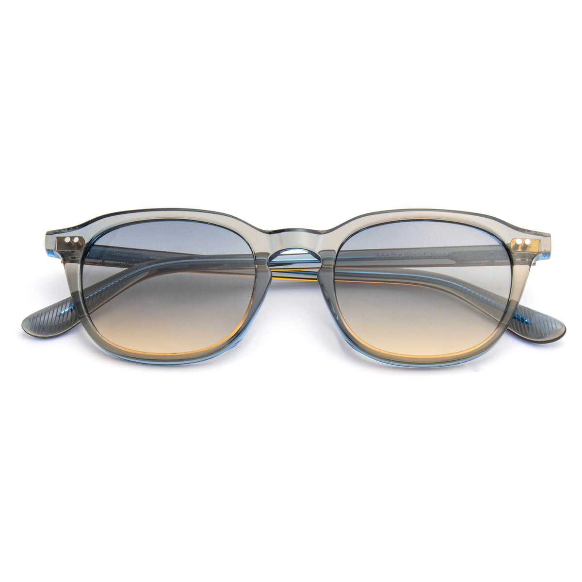 SIRIUS 01 sunglasses in Champagne Crystal / Brown Smoke, image 2 of 8