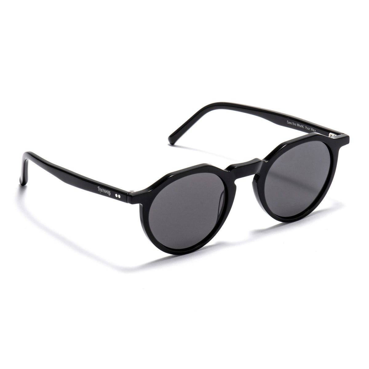 DENEB 01 sunglasses in Black / Smoke, image 2 of 8