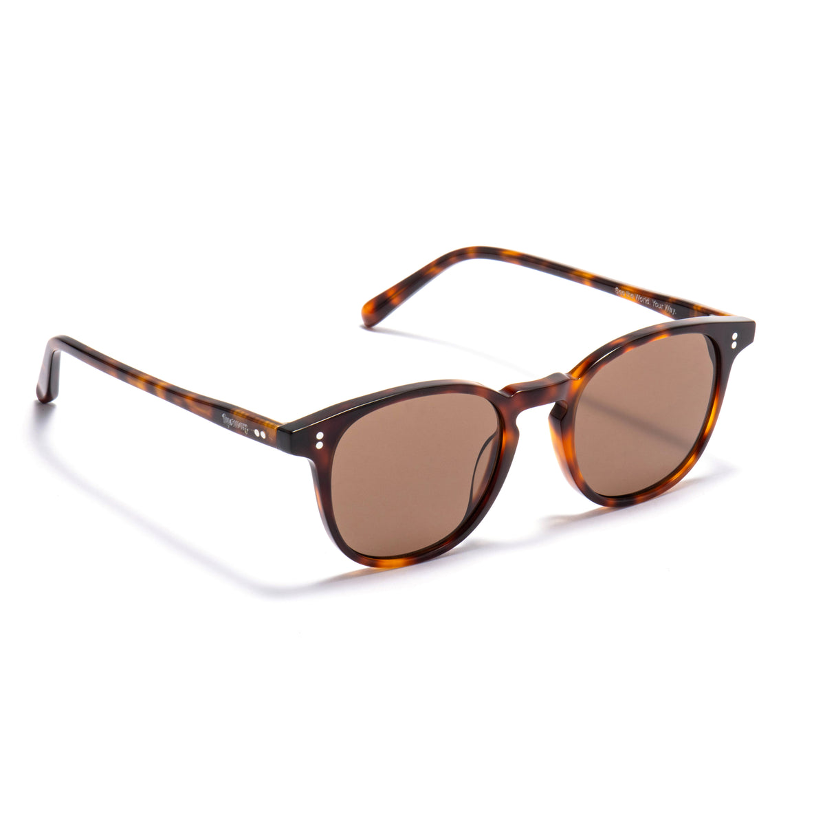 ALNILAM 01 sunglasses in Tortoise / Brown Smoke, image 2 of 8