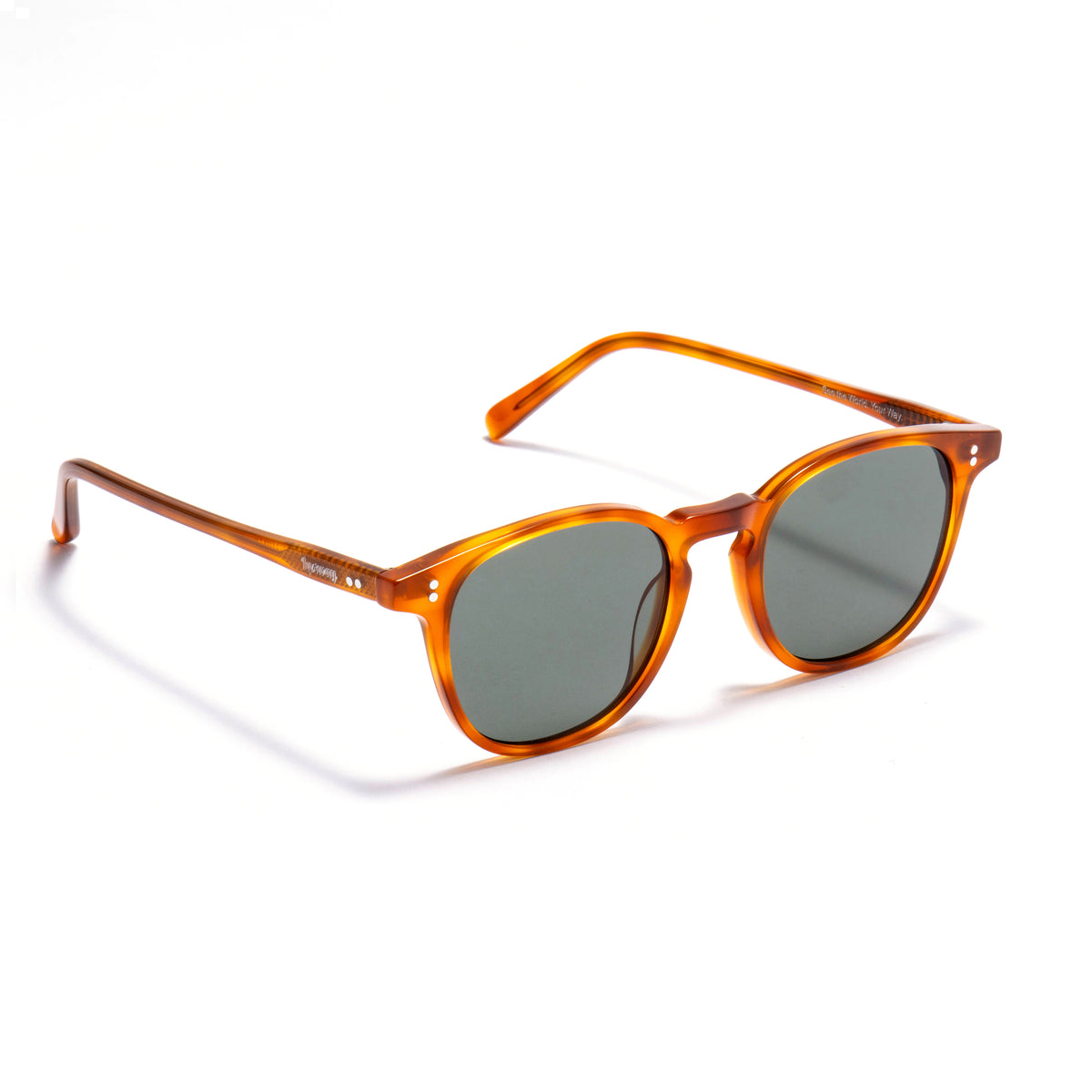 ALNILAM 01 sunglasses in Amber / Green Smoke, image 2 of 8