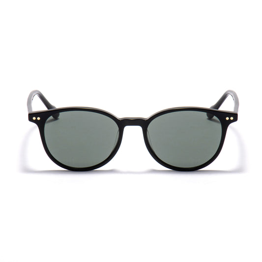 ALQAID 01 sunglasses in Black / Green Smoke, image 1 of 8