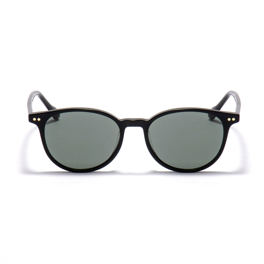 ALQAID 01 sunglasses in Black / Green Smoke, image 1 of 8