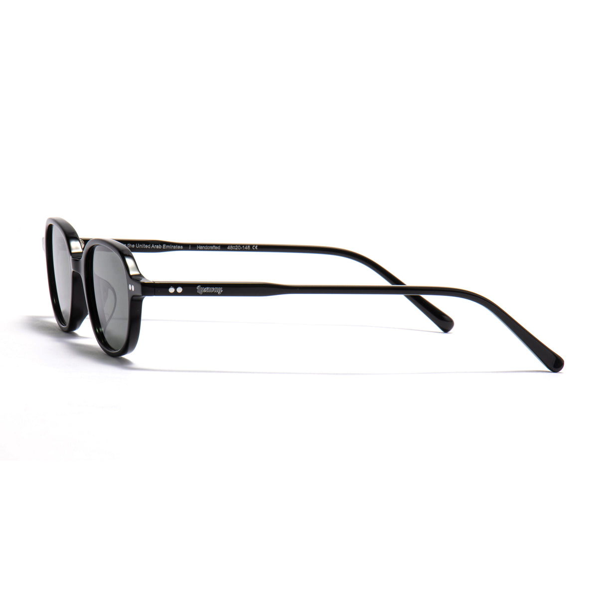 ALNAIR 01 sunglasses in Black / Green Smoke, image 3 of 8