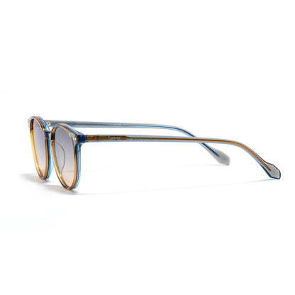 ALQAID 01 sunglasses in Blue Crystal / Smoke Gradient, image 3 of 8