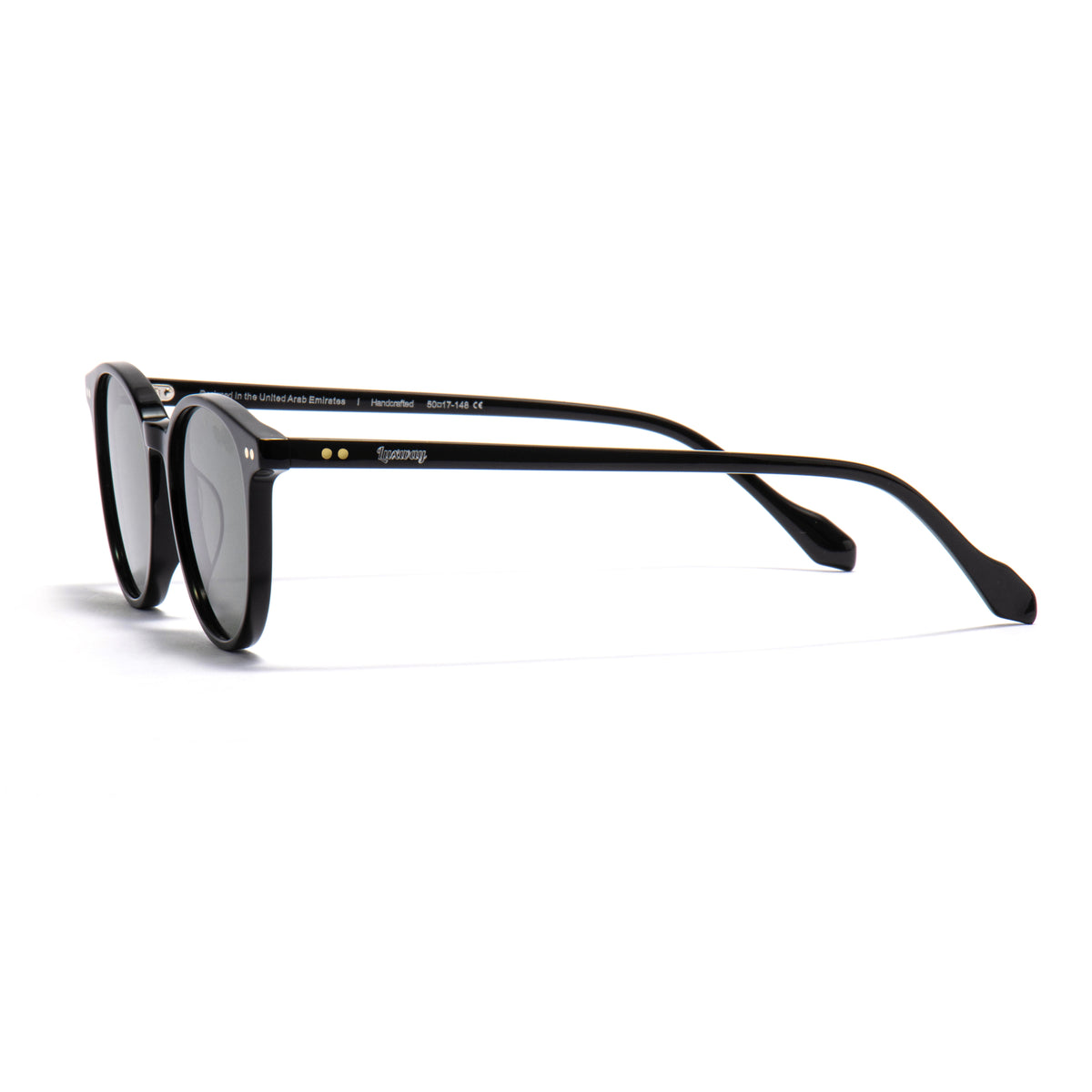 ALQAID 01 sunglasses in Black / Green Smoke, image 3 of 8