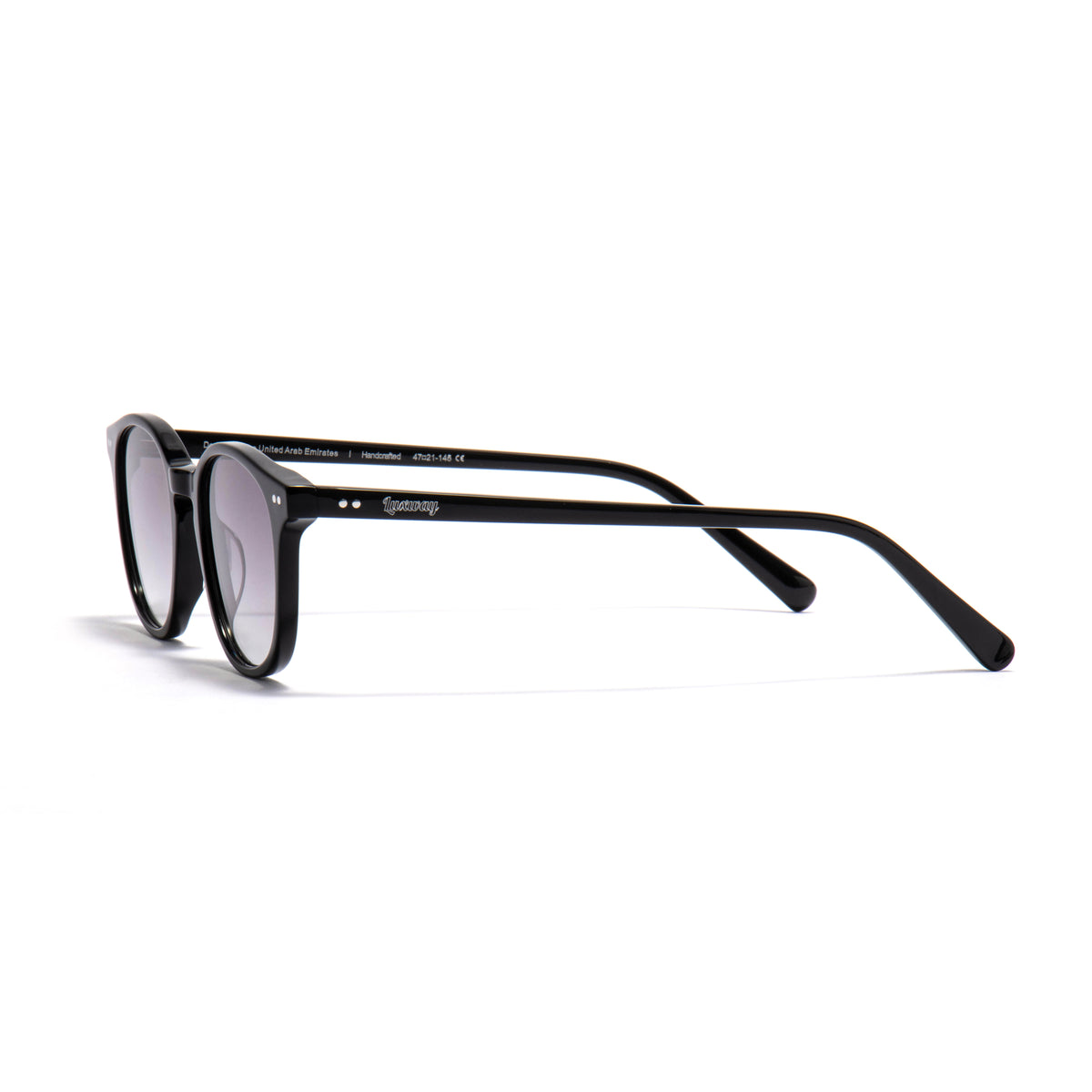 MIRZAM 01 sunglasses in Black / Smoke Gradient, image 3 of 8