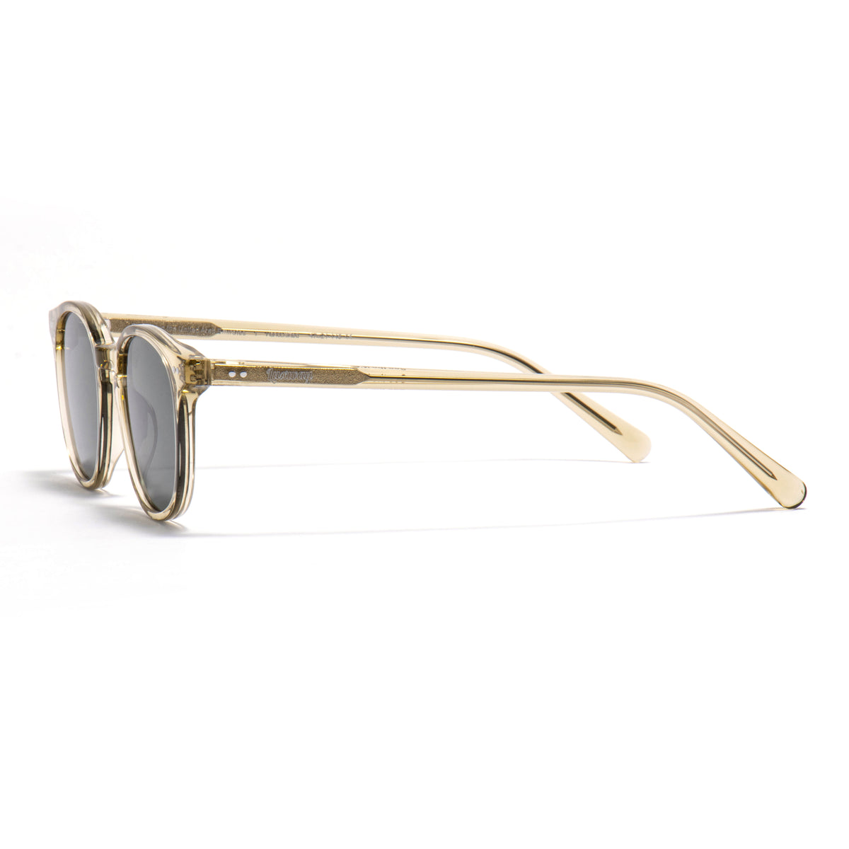MIRZAM 01 sunglasses in Champagne Crystal / Green Smoke, image 3 of 8