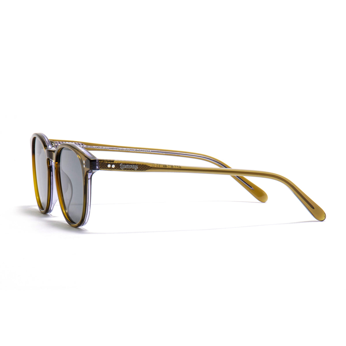 ALNILAM 01 sunglasses in Olive Crystal / Smoke, image 3 of 8