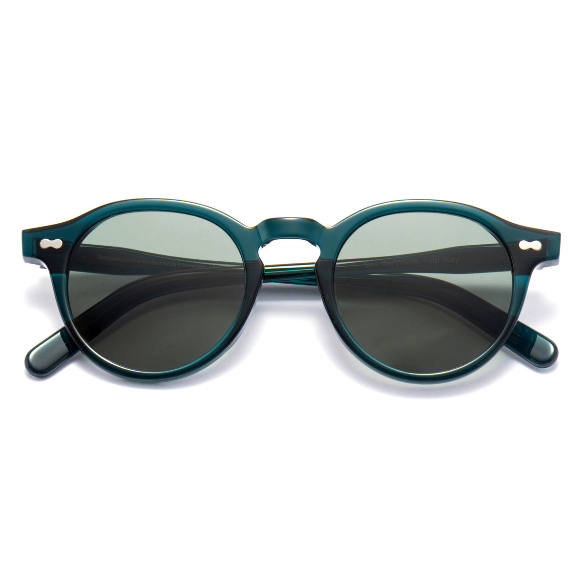 SUHAIL 01 sunglasses in Deep Teal / Green Smoke, image 5 of 8