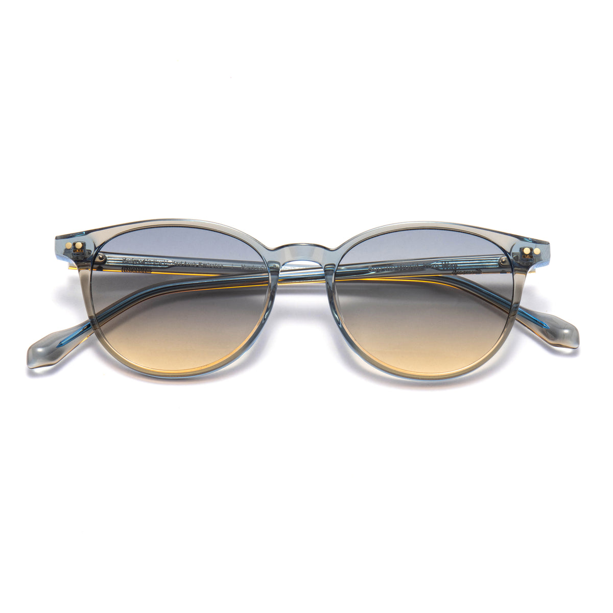 ALQAID 01 sunglasses in Blue Crystal / Smoke Gradient, image 4 of 8