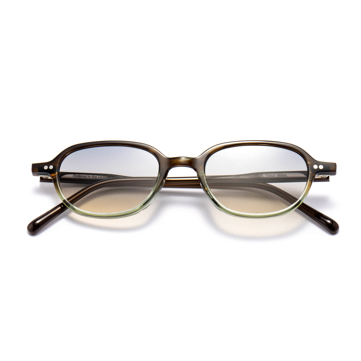 ALNAIR 02 sunglasses in Olive Crystal / Smoke Gradient, image 4 of 8
