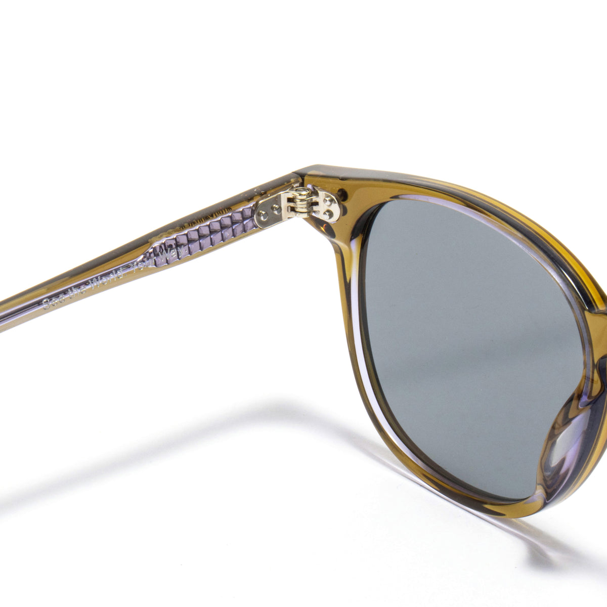 ALNILAM 01 sunglasses in Olive Crystal / Smoke, image 6 of 8