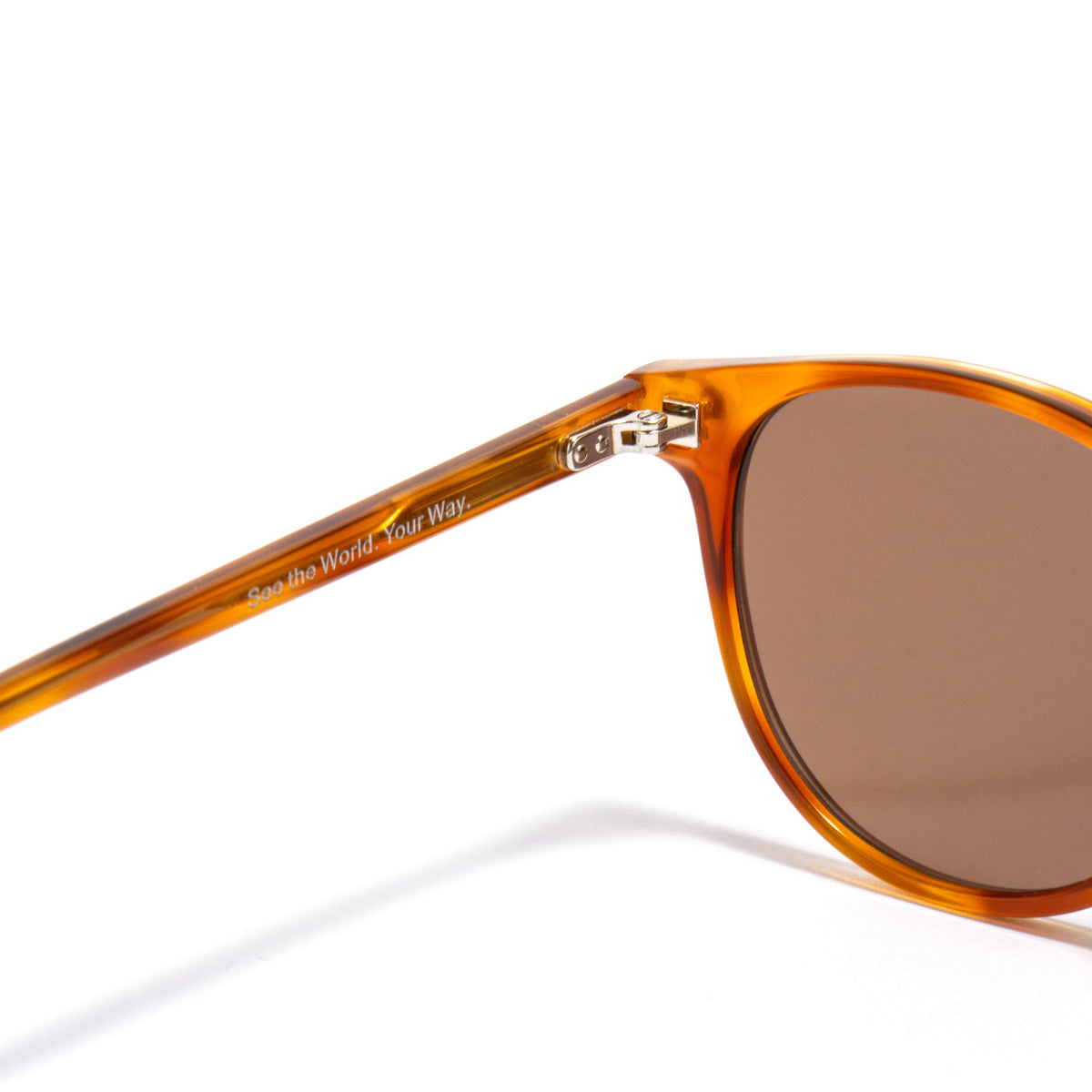 ALQAID 01 sunglasses in Amber / Brown Smoke, image 6 of 8