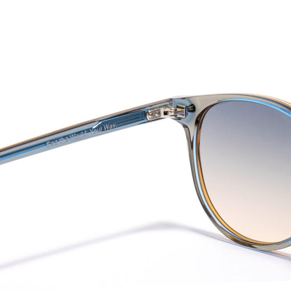 ALQAID 01 sunglasses in Blue Crystal / Smoke Gradient, image 6 of 8