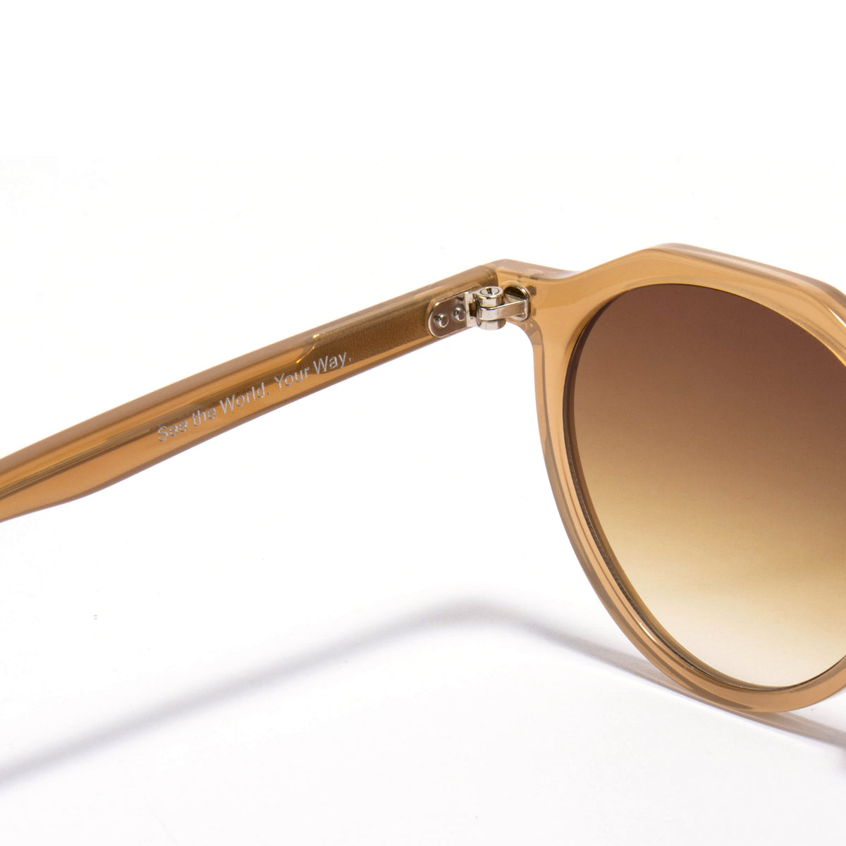 DENEB 01 sunglasses in Champagne / Amber Gradient, image 7 of 8